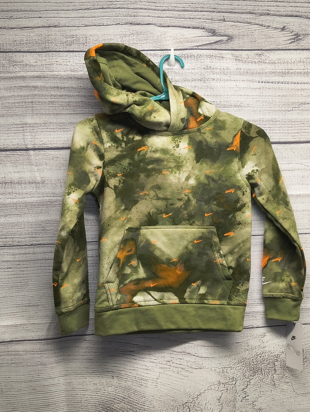 Nike Camo Hoodie Boys Size 6 New